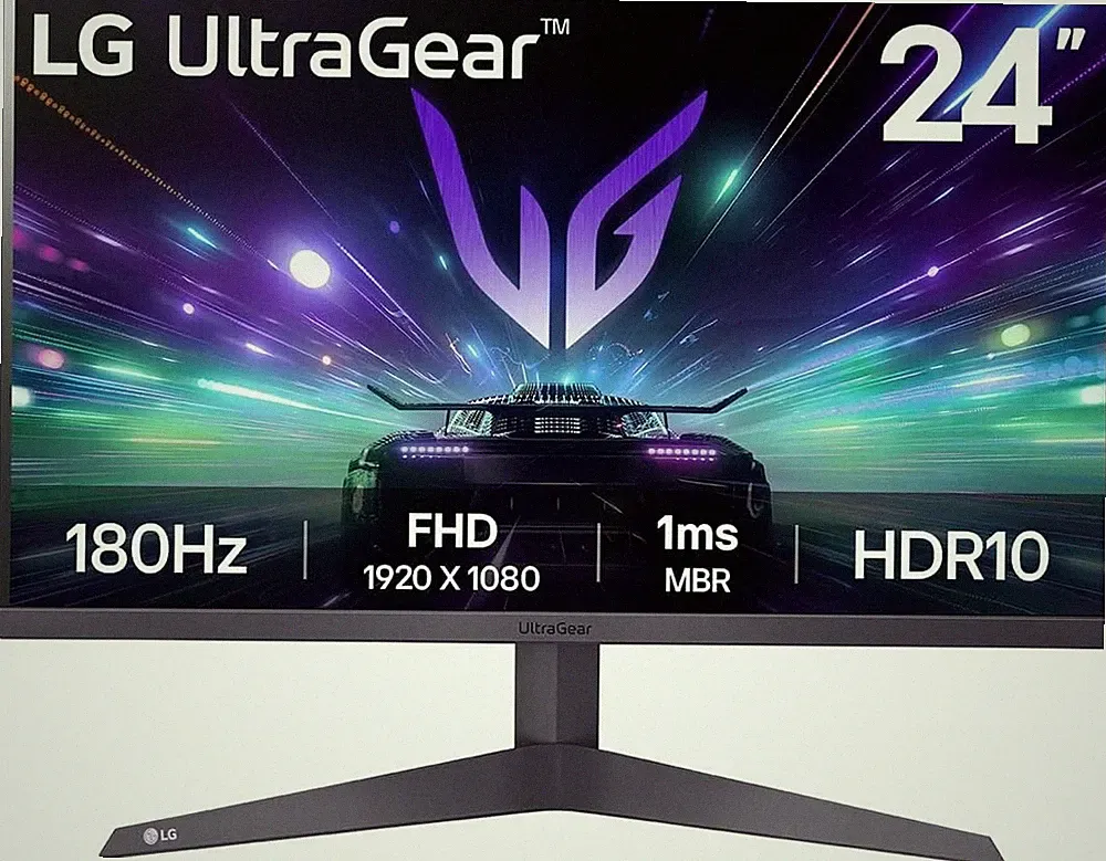 LG 24" UltraGear FHD 180Hz Gaming Monitor