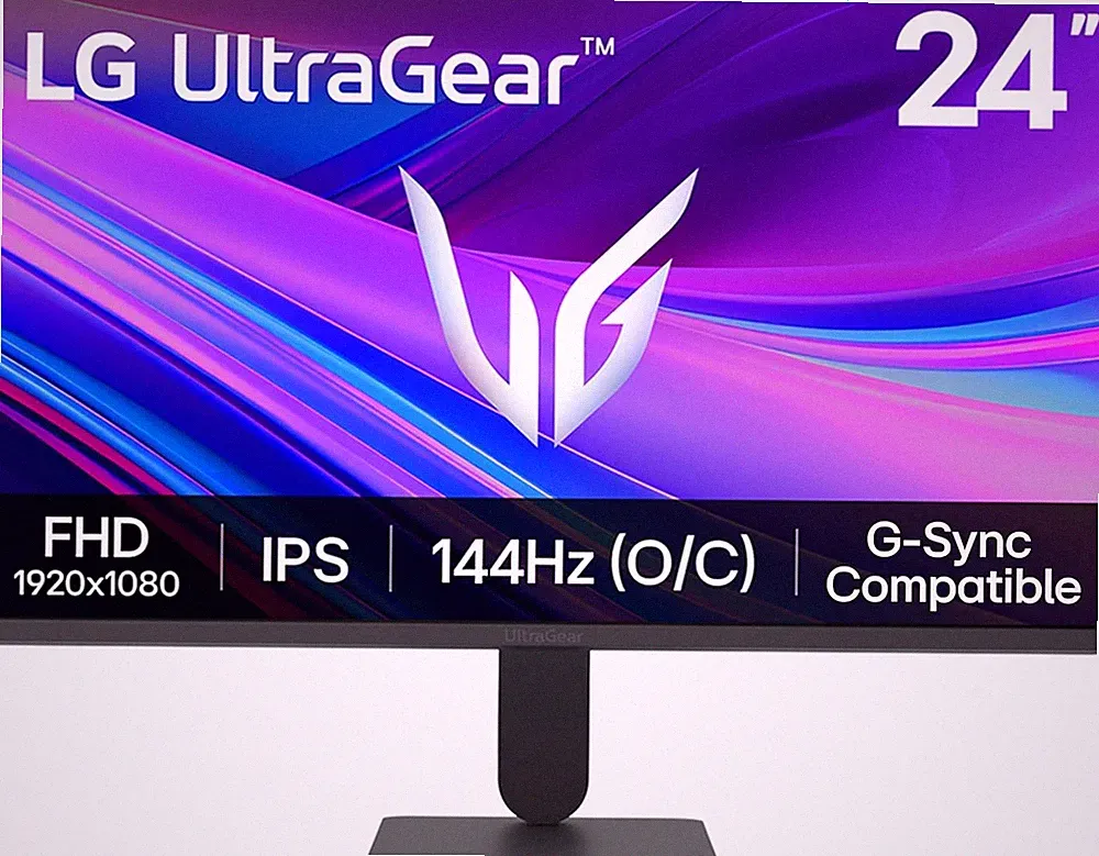 LG 24G411A-B 24" UltraGear FHD 1080p IPS Gaming Monitor 144Hz 1ms G-Sync