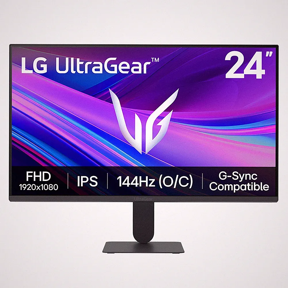 LG 24G411AB 24inch Ultragear Full HD 1920 x 1080 IPS Gaming Monitor, 144Hz O/...