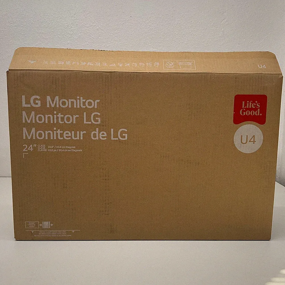 LG 24U411A-B 24-inch Full HD (1920 x 1080) IPS Computer Monitor, 120Hz - NEW OB