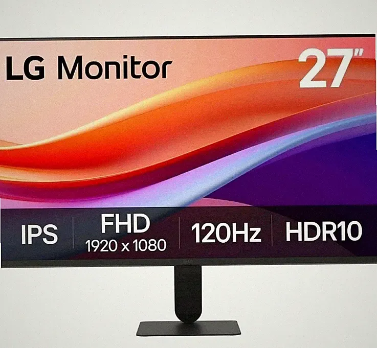 LG 27" 120Hz 1ms Gaming Monitor HDR10 sRGB 99% 1080p Slim Bezel