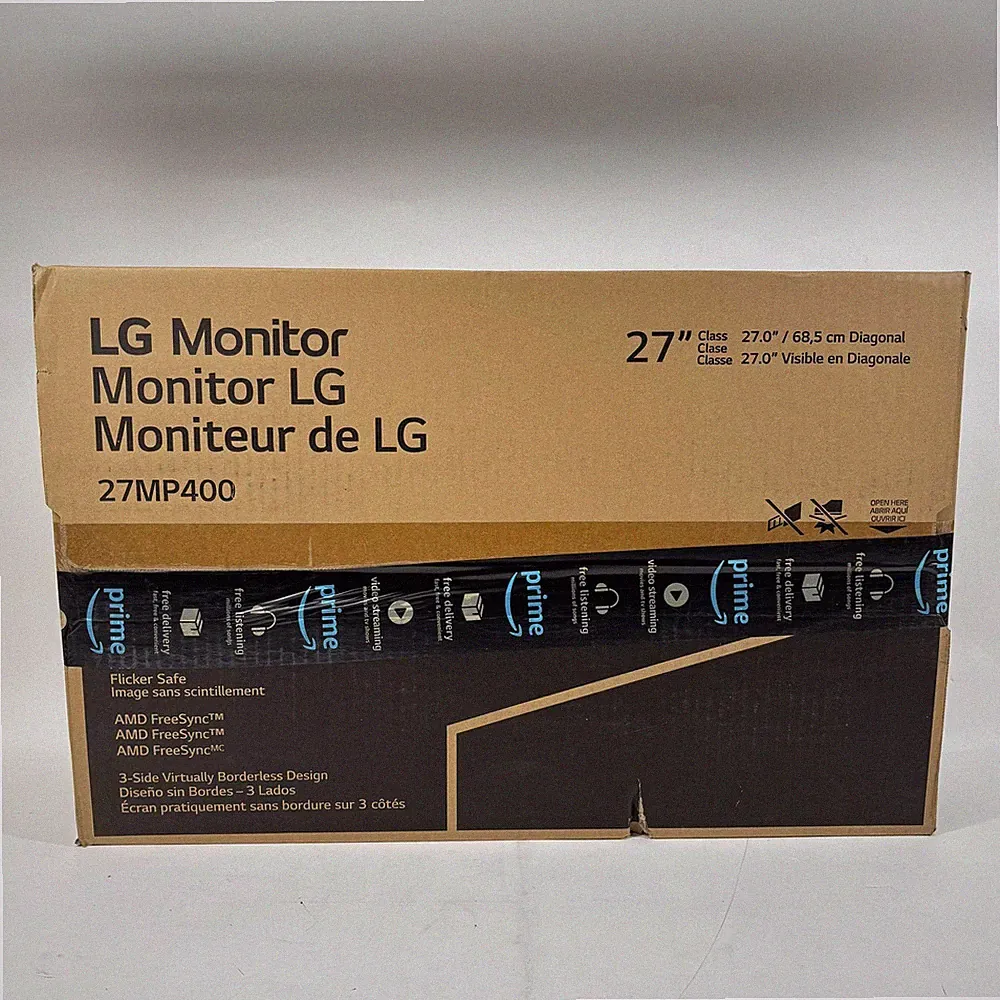 LG 27" 27MP400 Full HD IPS 75Hz FreeSync Gaming Monitor