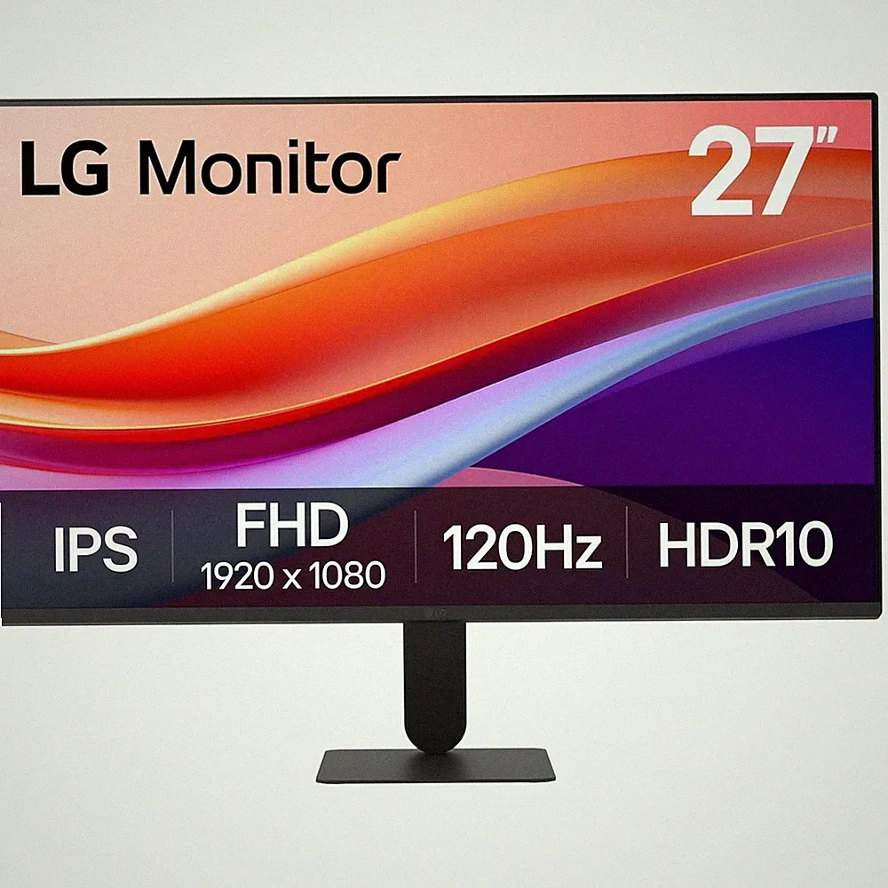 LG 27" 27U411A-B Monitor LCD 1920x1080 120Hz 250Nit 1ms 100x100 Excellent