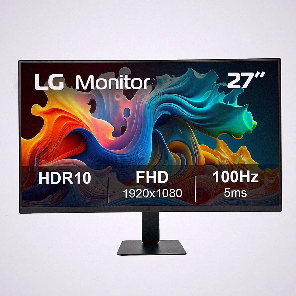 LG 27" FHD HDR10 16:9 Curved Monitor 5ms GtG 100Hz - Black 27U421A-B 2026 Model