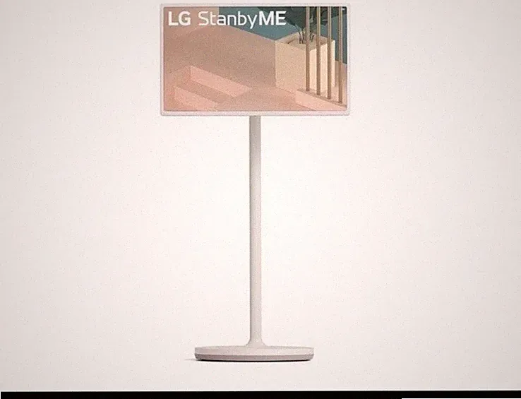 LG 27-Inch Class StanbyMe 1080p-Portable Touch-Screen 27ART10AKPL Calming Beige