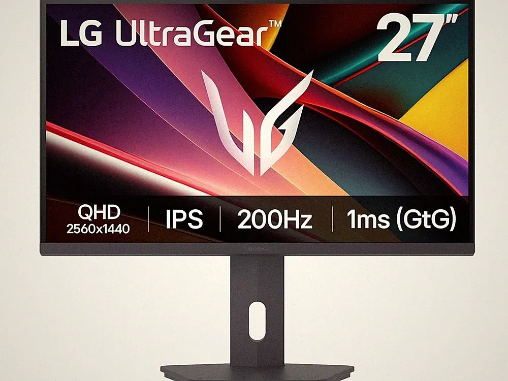 LG 27 inch UltraGear IPS QHD 1440p 200Hz 1ms AMD FreeSync Premium Gaming Monito