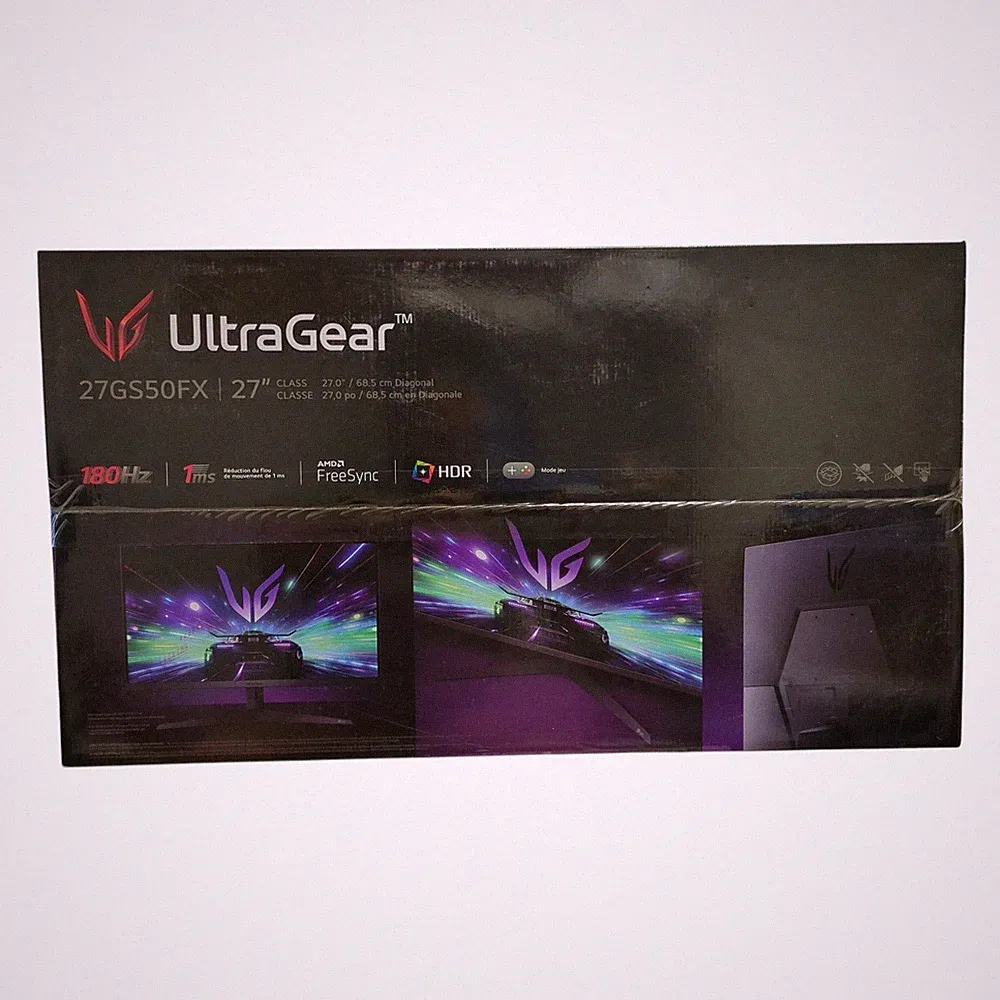 LG 27" UltraGear FHD, 180Hz, AMD FreeSync, HDR10, Gaming Monitor