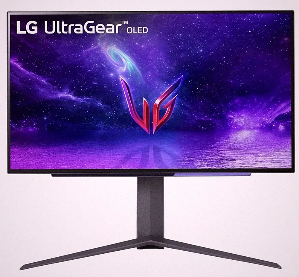 LG 27" UltraGear™ OLED Gaming Monitor QHD with 240Hz Refresh Rate - 27GR95QE-B