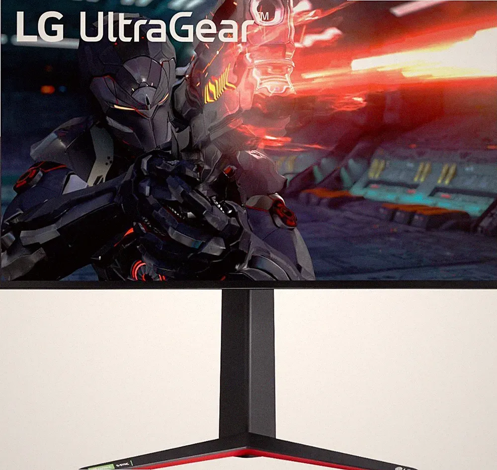 LG - 27" UltraGear UHD Nano IPS 1ms 144Hz G-SYNC Compatible Gaming Monitor with