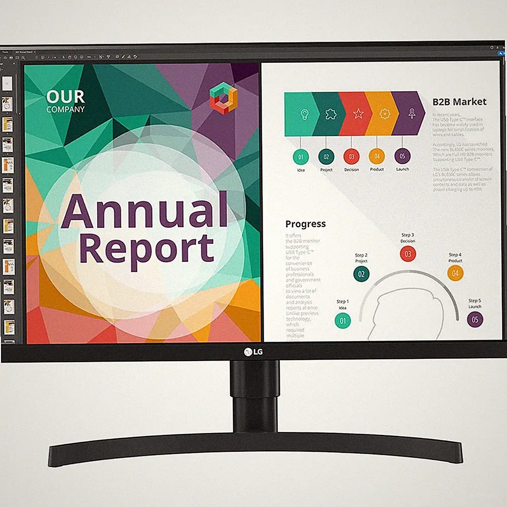 LG 27BN85UN-B 27" 16:9 4K Ultra HD IPS LCD HDR Monitor, Black