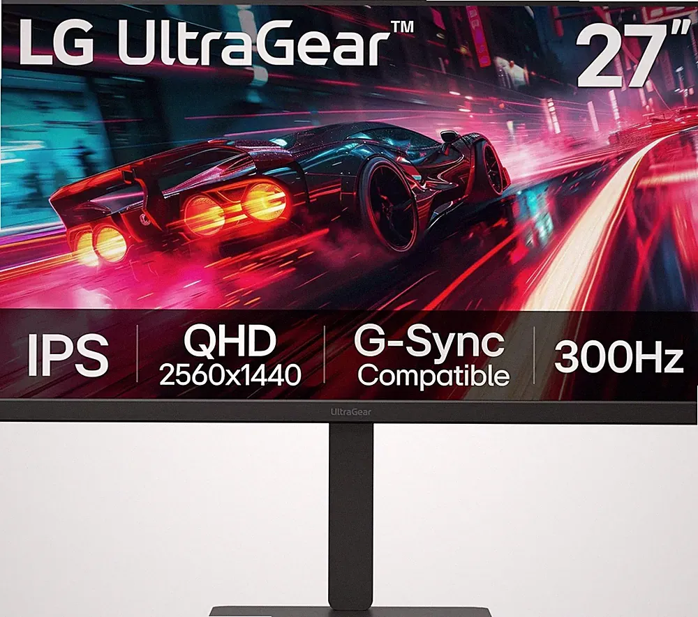 LG 27G640A-B 27-Inch Ultragear QHD (2560 X 1440) IPS Gaming Monitor, 300Hz, 1Ms