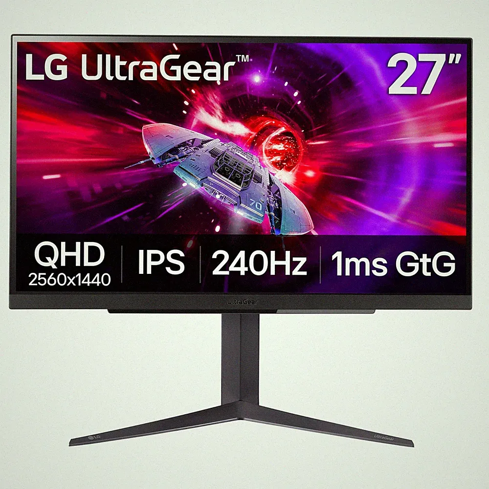 LG 27GR83Q-B 27 Gaming Monitor 2560x1440 240Hz HDMI DisplayPort Black