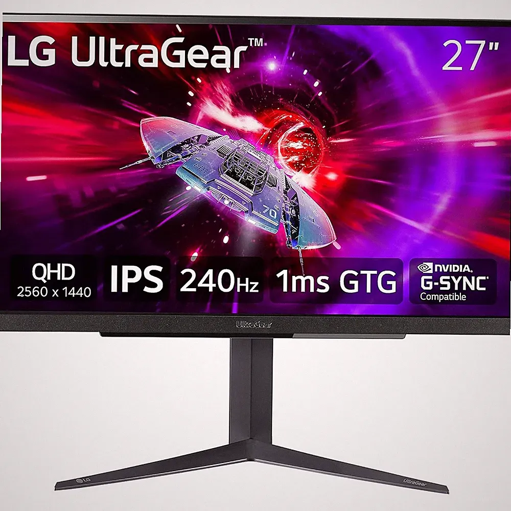 LG 27GR83Q-B 27" UltraGear QHD 1ms 240Hz Gaming Monitor