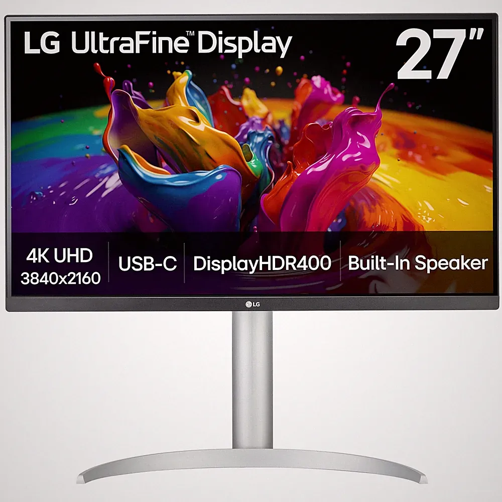 LG 27UP850K-W 27" Ultrafine 4K UHD IPS Monitor USB-C 90W White New