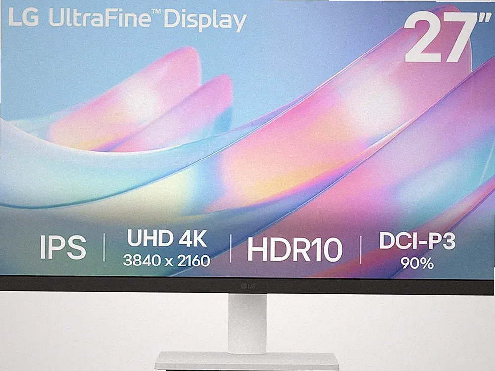 LG 27US500-W Ultrafine Monitor 27 in. 4KUHD