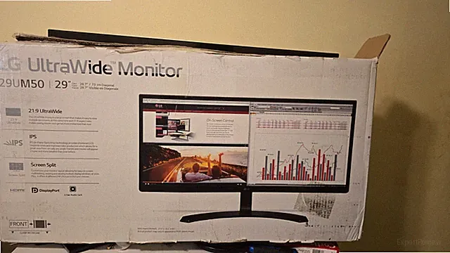 LG 29” UltraWide Monitor (Perfect Condition), Original Box & Packaging Included