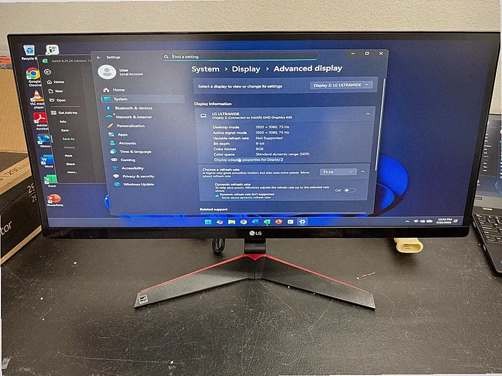 LG 29UM69G-B 29 inch BLACK UltraWide Gaming Monitor