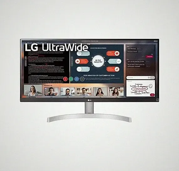 LG 29WN600- 29" UltraWide Monitor White HDMI DisplayPort 21:9. New In Box