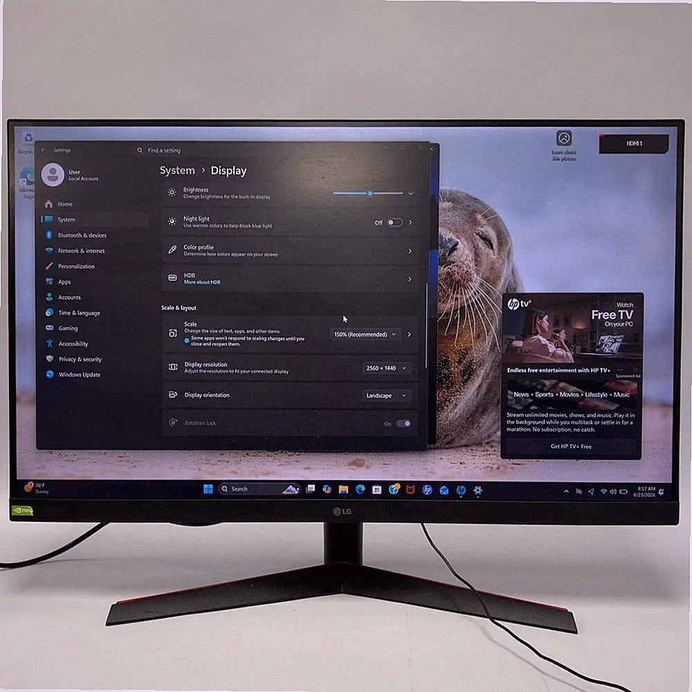 LG 32" 32GN50T QHD LCD VA Curved Gaming Monitor