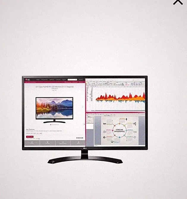 LG 32" Class Full HD IPS LED Monitor 31.5" Diagonal