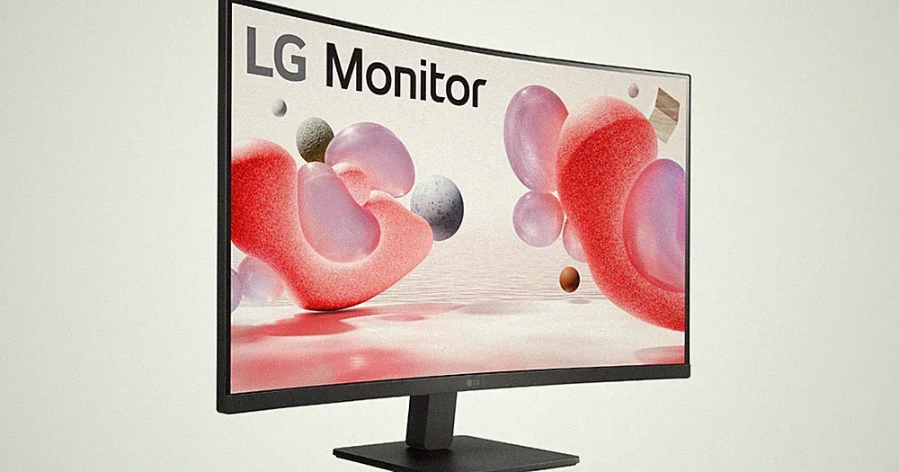 LG 32" FHD Curved 100Hz Monitor with FreeSync