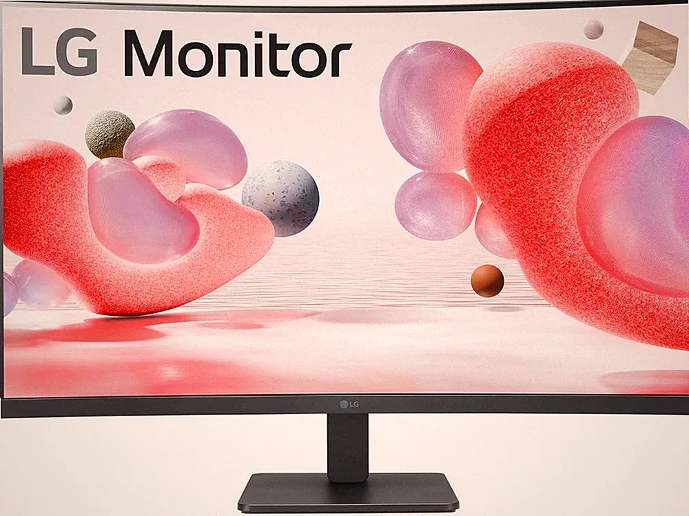 LG 32 inch Full HD 100Hz with AMD FreeSync Curved Computer Monitor for both Work