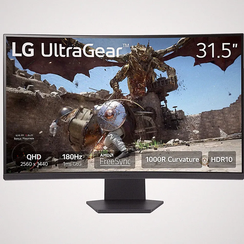 lg 4k gaming ultra wide curved monitor 240hz 32 inch 1ms