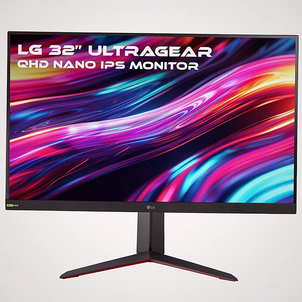 LG 32" UltraGear QHD Nano IPS HDR Monitor G-SYNC Compatible 165Hz 1ms 32GP83B-B