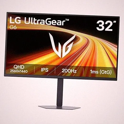 LG 32G620B-B 32-inch Ultragear IPS QHD 200Hz 1ms G-Sync Gaming Monitor