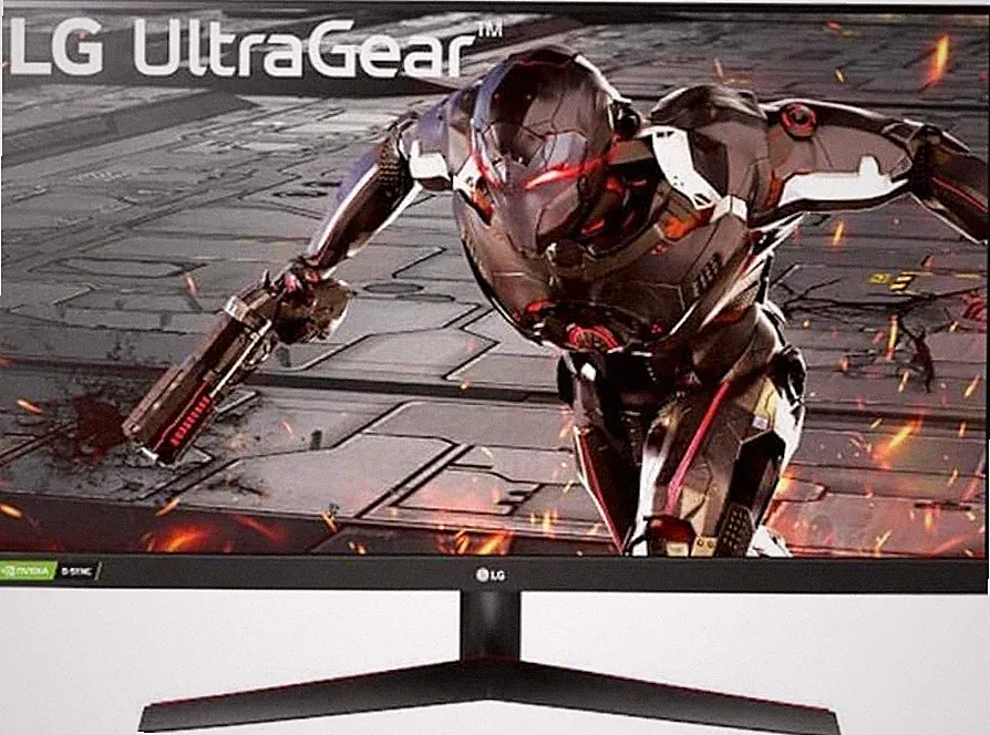 LG 32GN600-B UltraGear 32" QHD VA 5ms Gaming Monitor with AMD FreeSync, Black