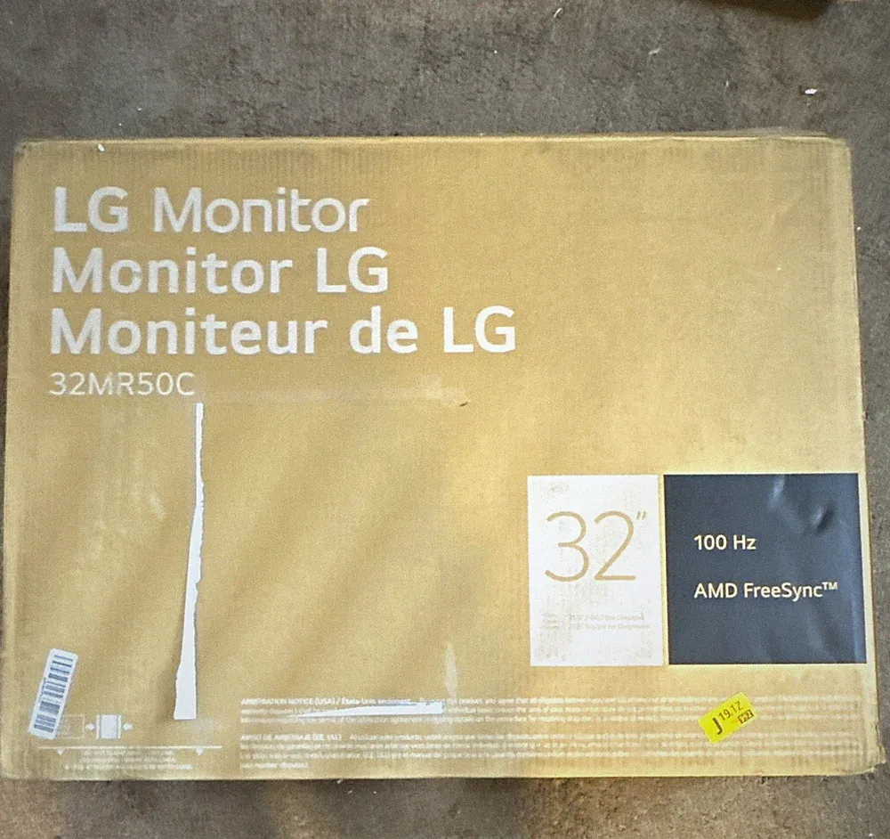 LG 32MR50C 32in Curved VA FHD 1920x1080 100Hz FreeSync HDMI VGA Black