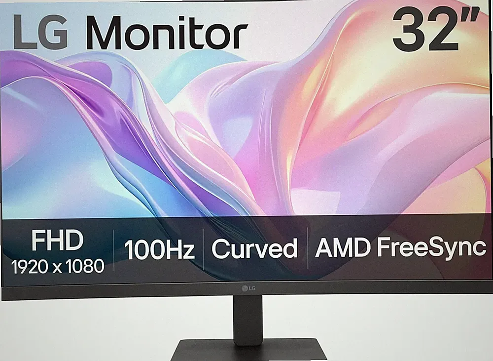 LG 32MR50C-B Curved Monitor 32-Inch FHD 100Hz Freesync Onscreen Control Dynamic