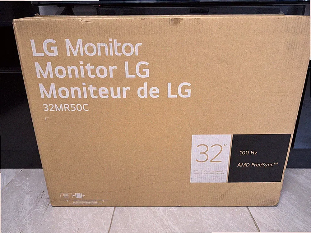 LG 32MR50CB Curved Monitor 32Inch FHD 100Hz AMD FreeSync OnScreen Control Dyn...