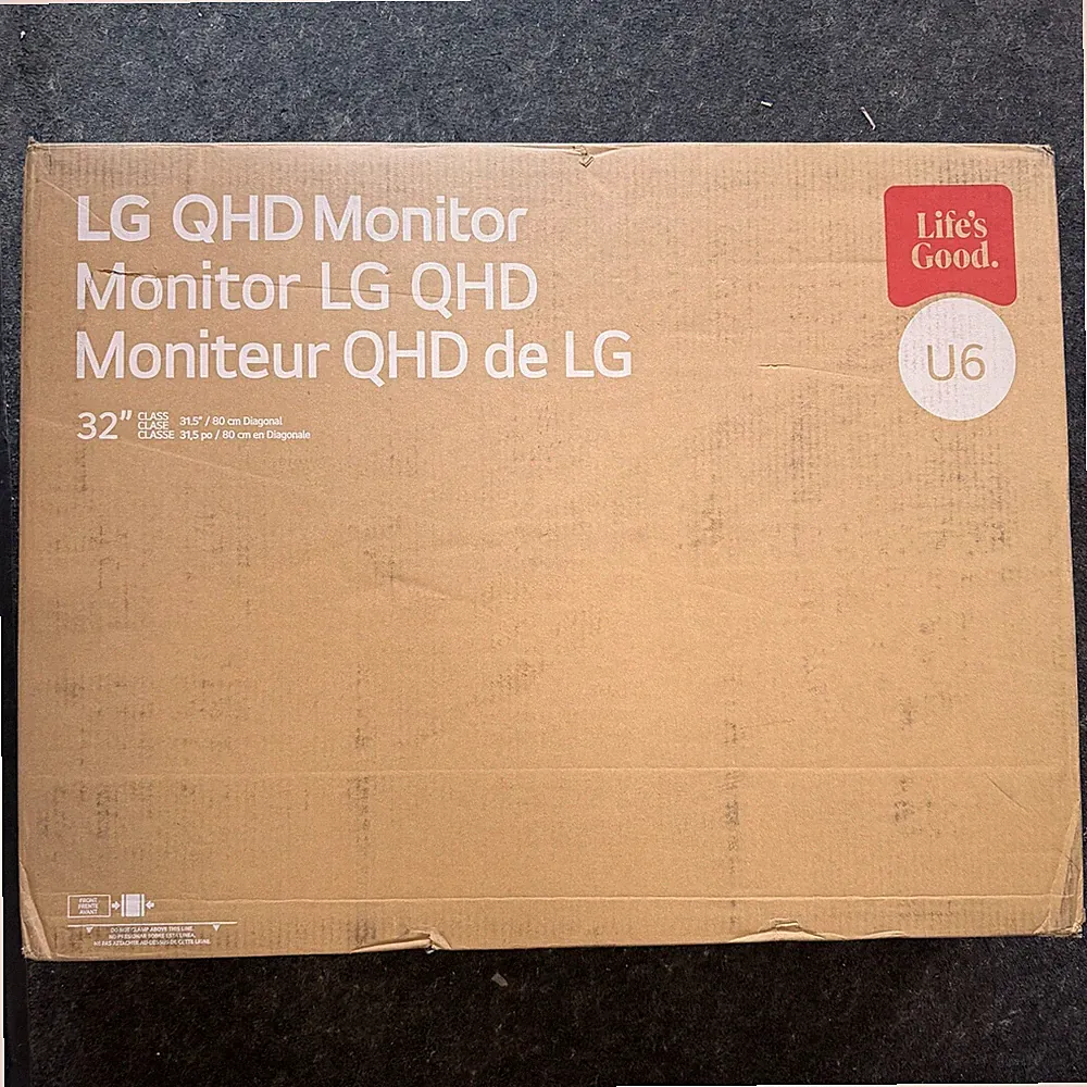 LG 32U631A-B 32" QHD (2560 x 1440) IPS Computer Monitor, 100Hz, 5ms, Black