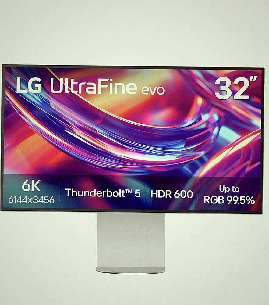LG 32U990A-S 32Inch Ultrafine 6K Monitor Nano IPS Black T-bolt 5 HDMI - Open Box