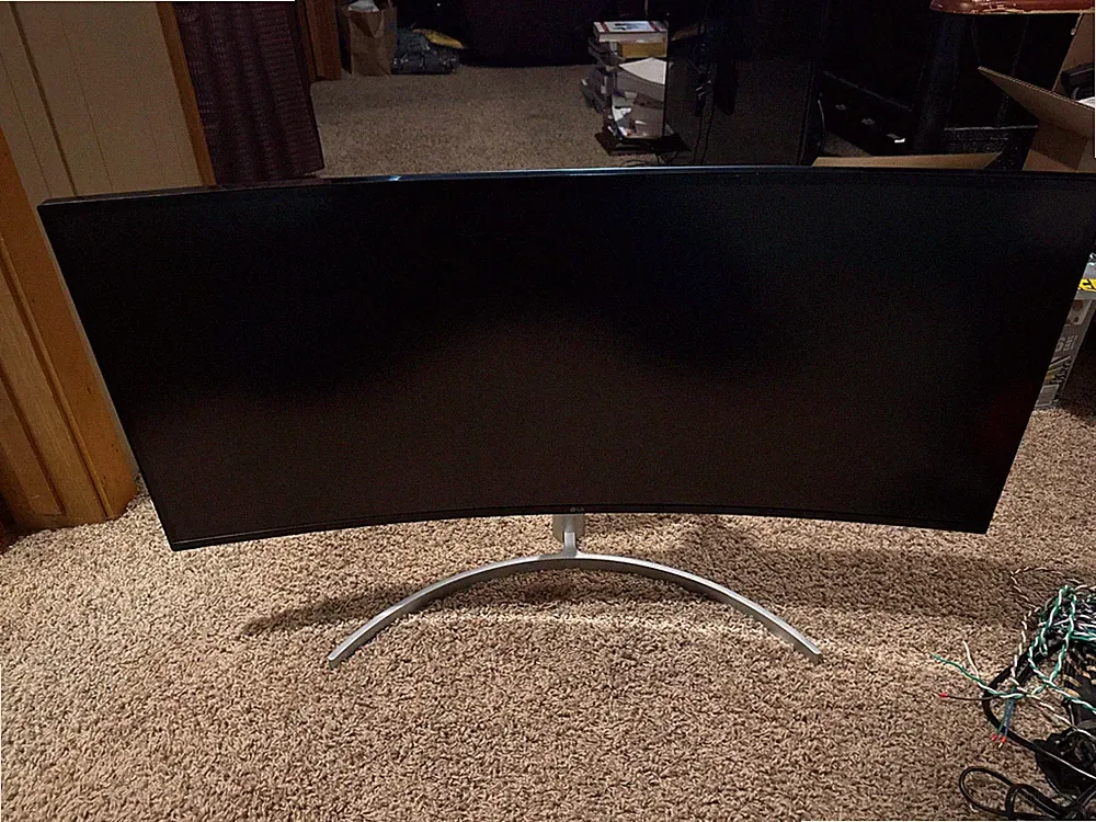 LG 34" 34WN80C-B UltraWide WQHD IPS Curved Monitor 2K QHD 60Hz 21:9 300cd/m2