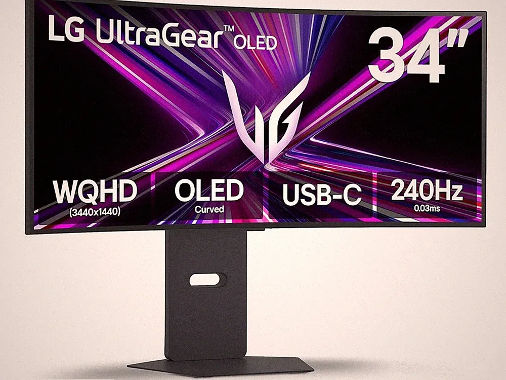 LG 34 inch UltraGear OLED WQHD 1440p 240Hz 0.03ms G-Sync Compatible Gaming Monit