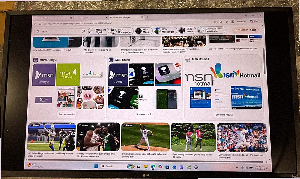 LG 34 inch Widescreen IPS LCD Monitor - 34WQ650-W SCRATCHED (#425) D GRADE