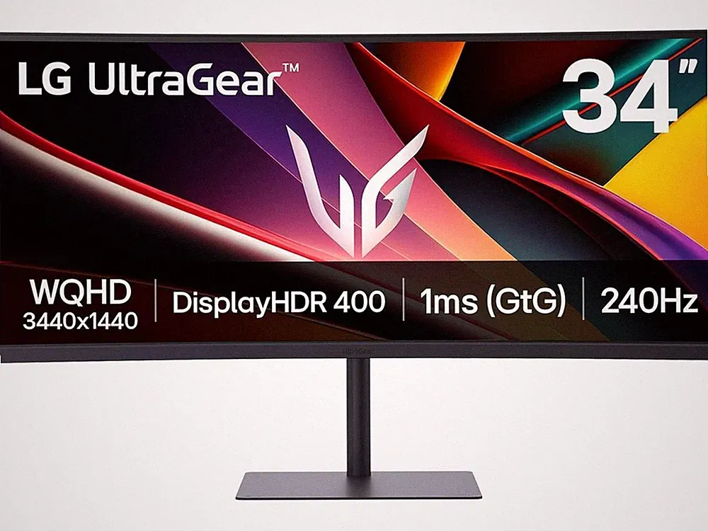 LG 34G630A-B 34-Inch Ultragear WQHD (3440 x 1440) Curved Gaming Monitor, 240Hz