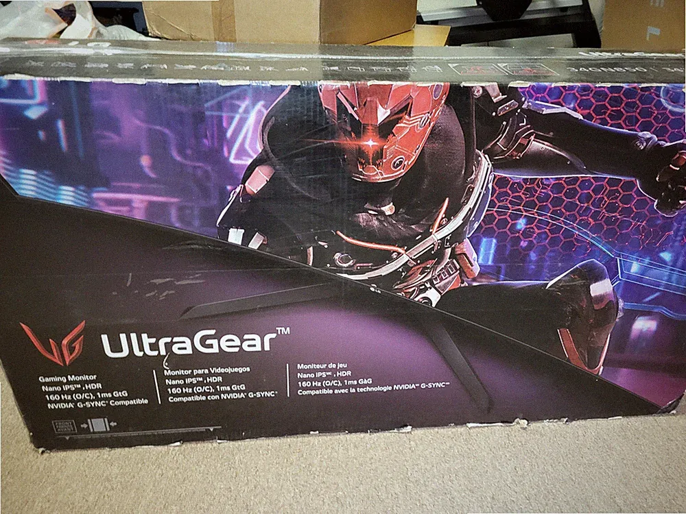 LG 34gn850-b Ultragear 34" QHD 3440x1440 21:9 Curved 160Hz Gaming Monitor