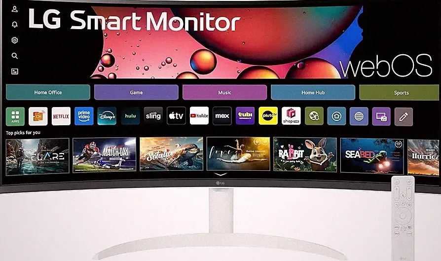 LG 34SR60QC-B 34inch Smart Monitor (Screen Only)