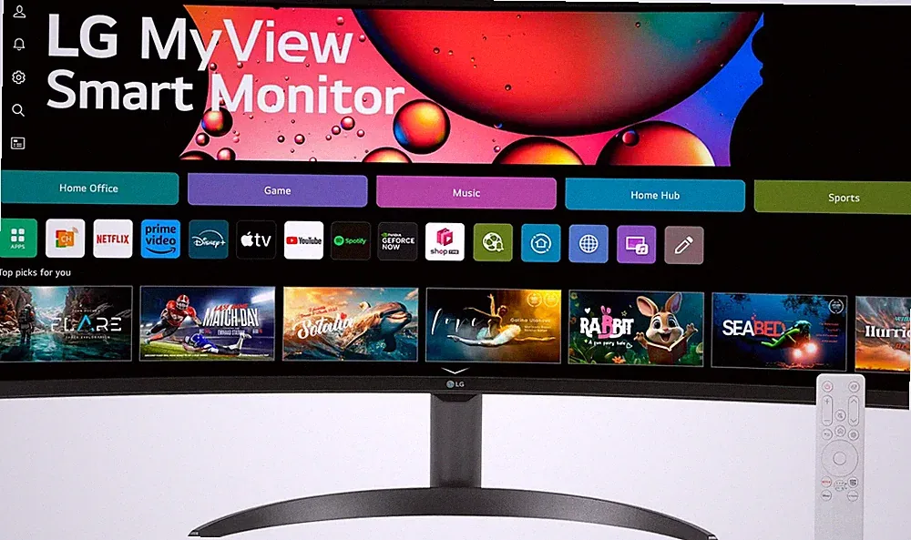 LG - 34SR60QC WQHD 100Hz 5ms Smart Monitor 34" w/ HDR10 (HDMI, USB-A) NEW SEALED
