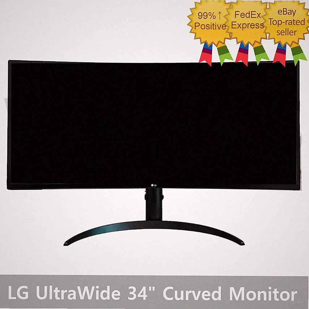 LG 34WP65C 34" Curved Ultra Wide Monitor QHD HDR 4K - Tracking