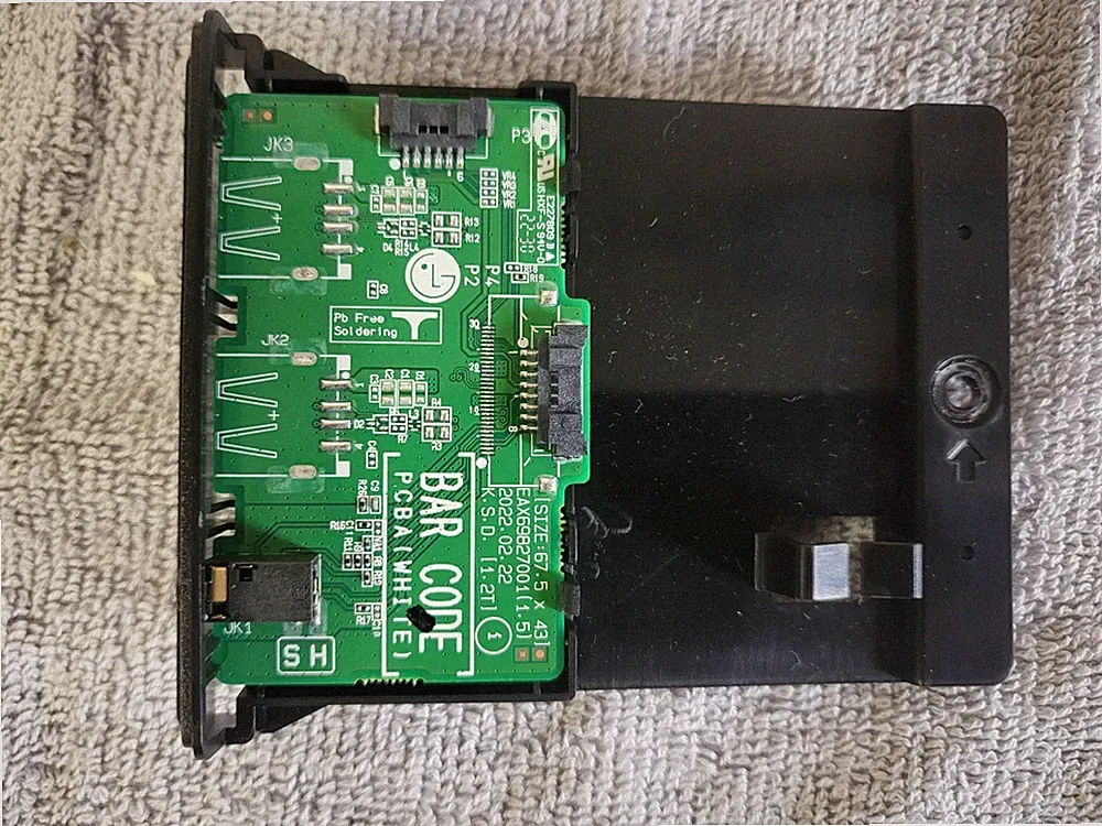 LG 34WQ73A-B 34" Curved Monitor - Auxiliary AUX Board Input Output
