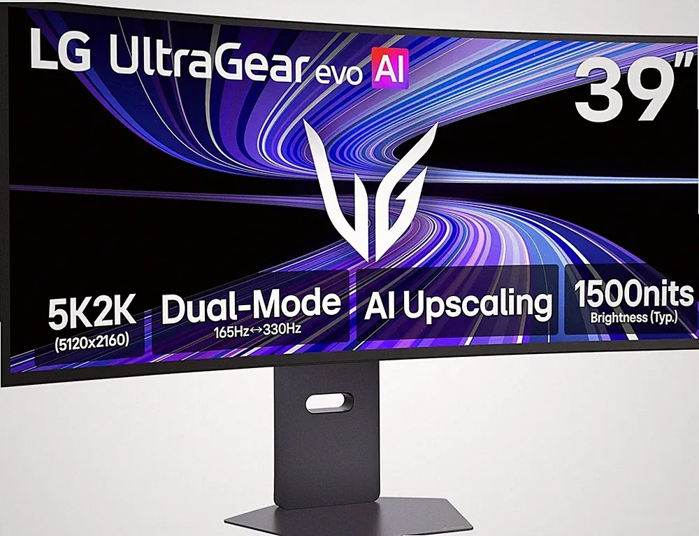 LG 39" 39GX950B UltraGear EVO AI OLED GX9 5K2K Curved Ultrawide Gaming Monitor
