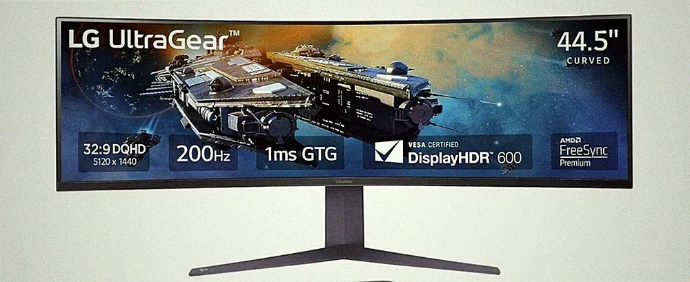 LG 45-inch Ultragear Curved Gaming Monitor