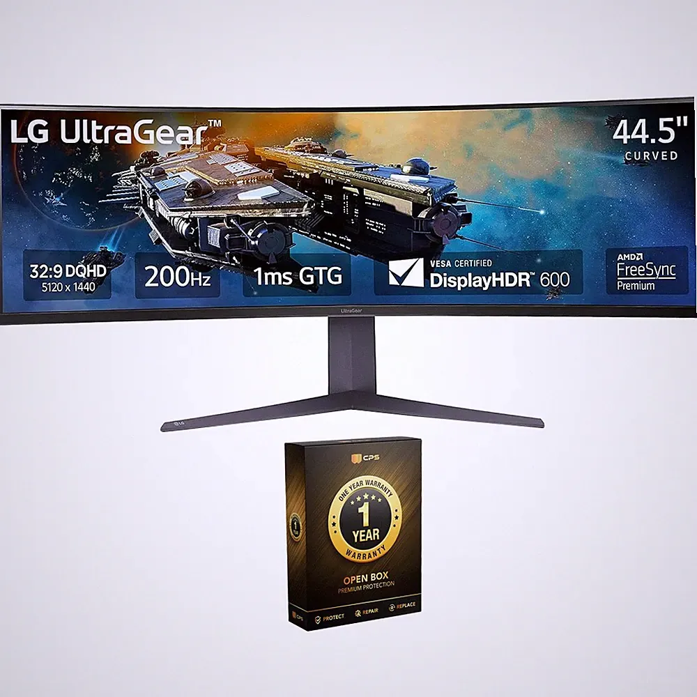 LG 45-inch Ultragear Curved Gaming Monitor (Open Box) with 1 Year Warranty