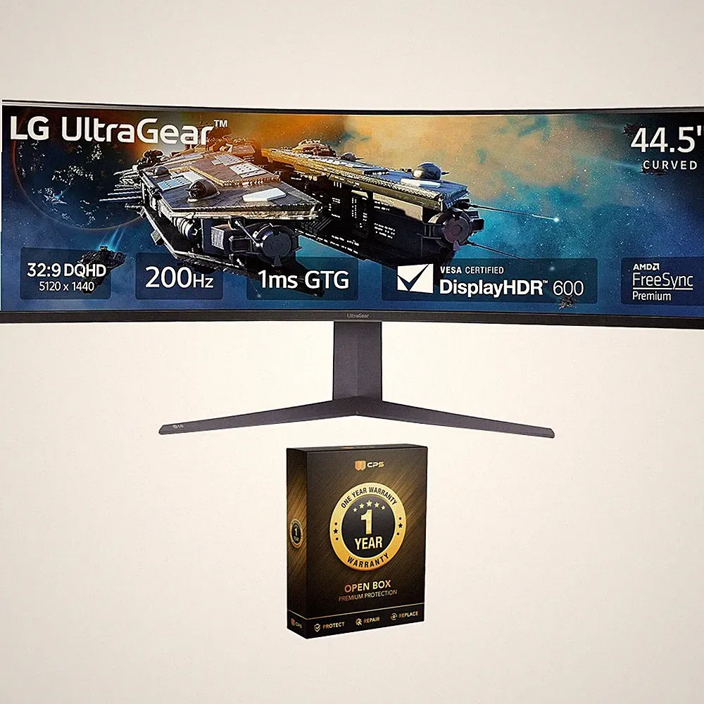 LG 45-inch Ultragear Curved Gaming Monitor (Open Box) with 1 Year Warranty