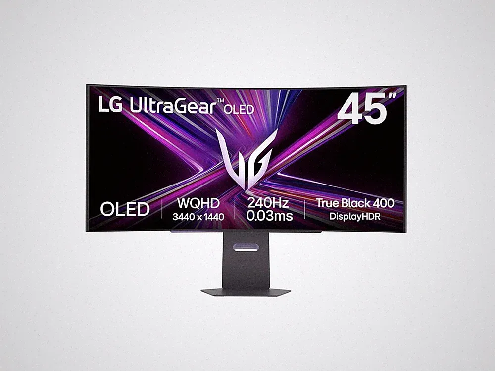 LG 45" UltraGear 240 Hz OLED WQHD(3440x1440), 0.03ms(GtG) Curved Gaming Monitor