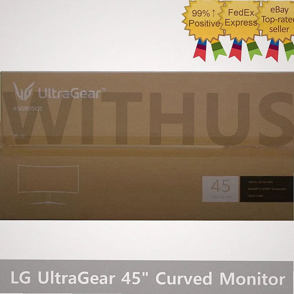 LG 45GR95QE UltraGear 45" Curved Gaming Monitor WQHD OLED 240Hz 0.03ms G-SYNC
